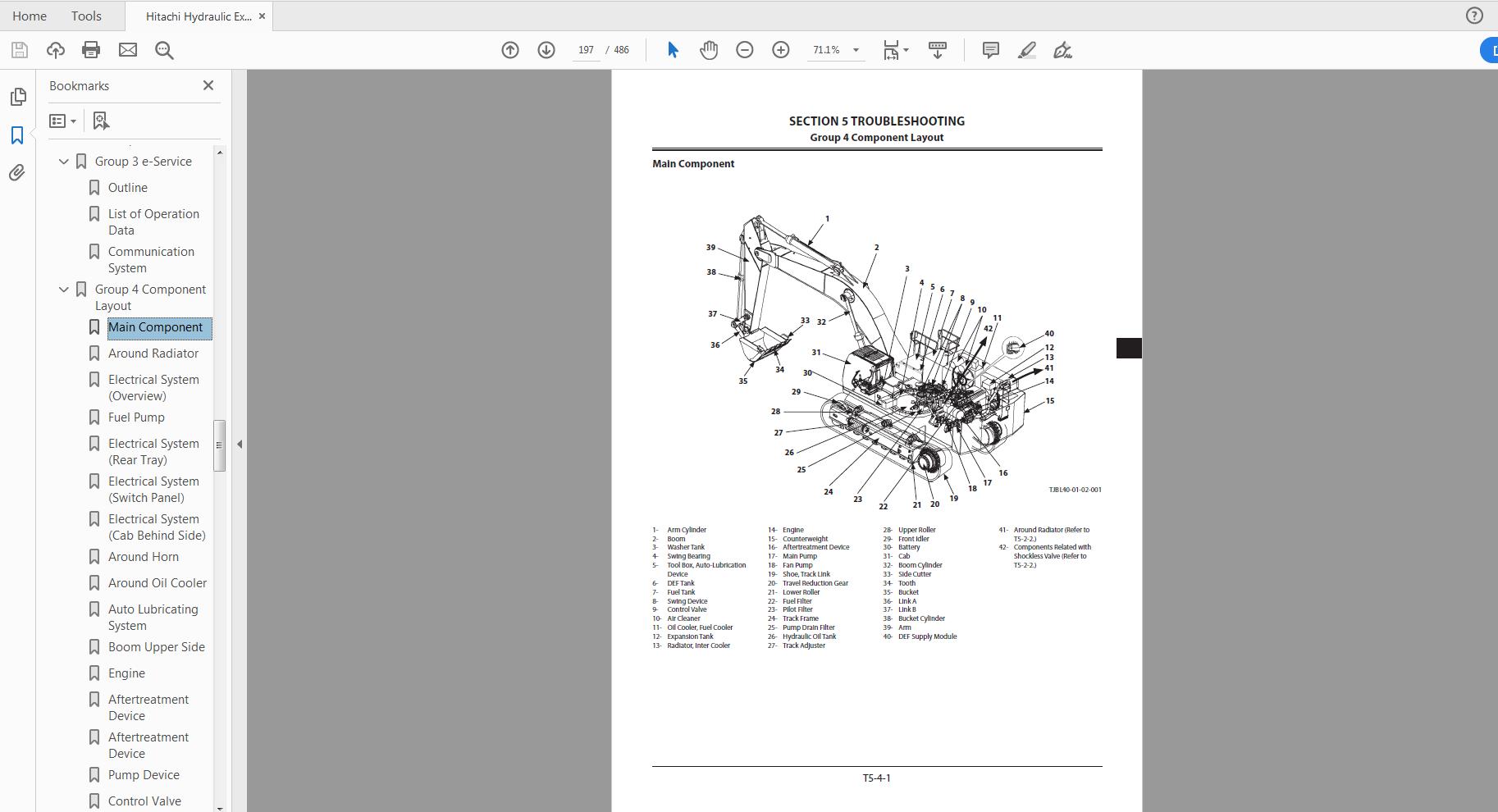 Hitachi Hydraulic Excavator ZX870 890 6 Series Technical Manual Workshop Manual 4