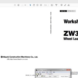 Hitachi Wheel Loader ZW 310 6 Technical Workshop Manual Circuit Diagram 1 1