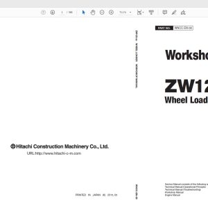Hitachi Wheel Loader ZW120 5B Technical Manual Workshop Manual 4