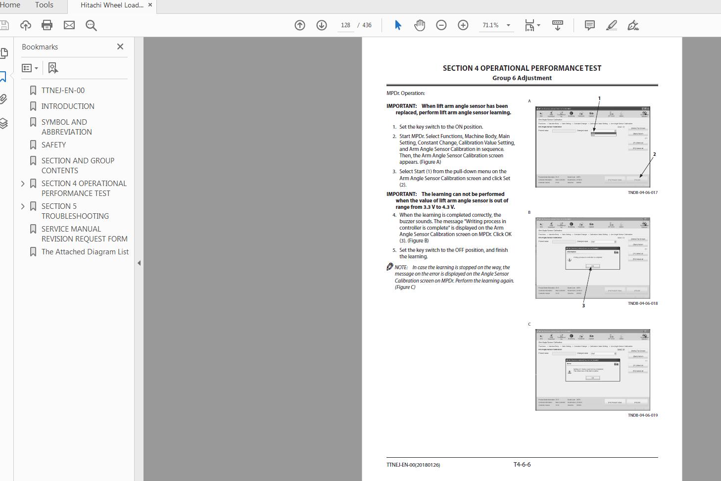 Hitachi Wheel Loader ZW220 5A Technical Workshop Manual Circuit Diagram 2
