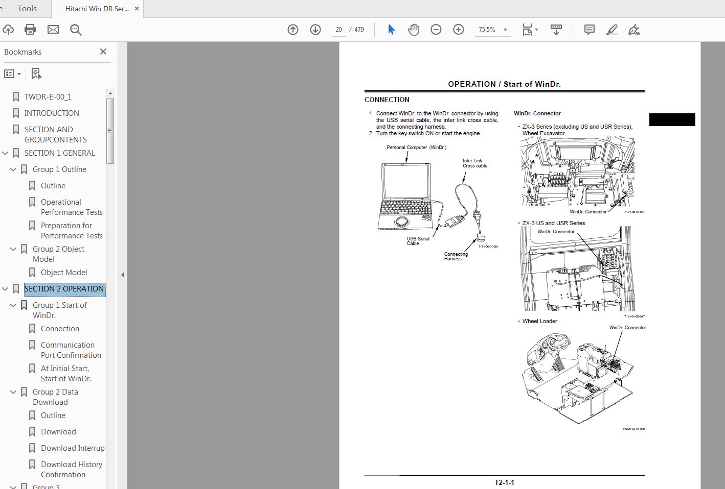 Hitachi Win DR Service Technical Manual TWDR E 00 1 2