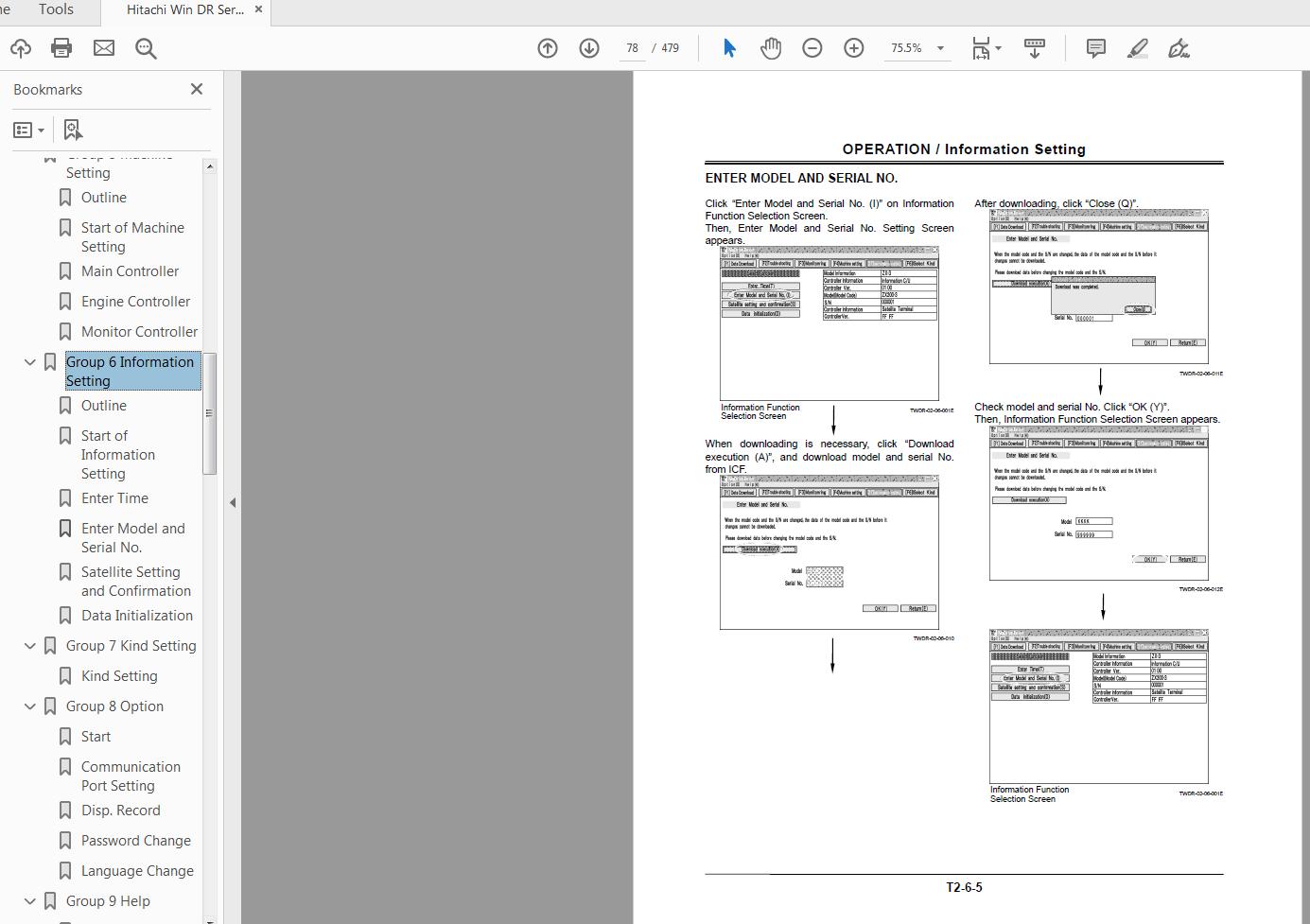 Hitachi Win DR Service Technical Manual TWDR E 00 1 3