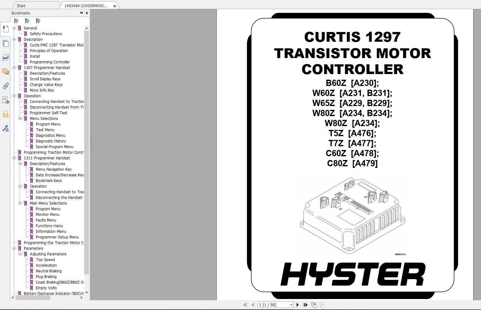 Hyster Class 3 Electric Motor Hand Trucks Repair Manuals7