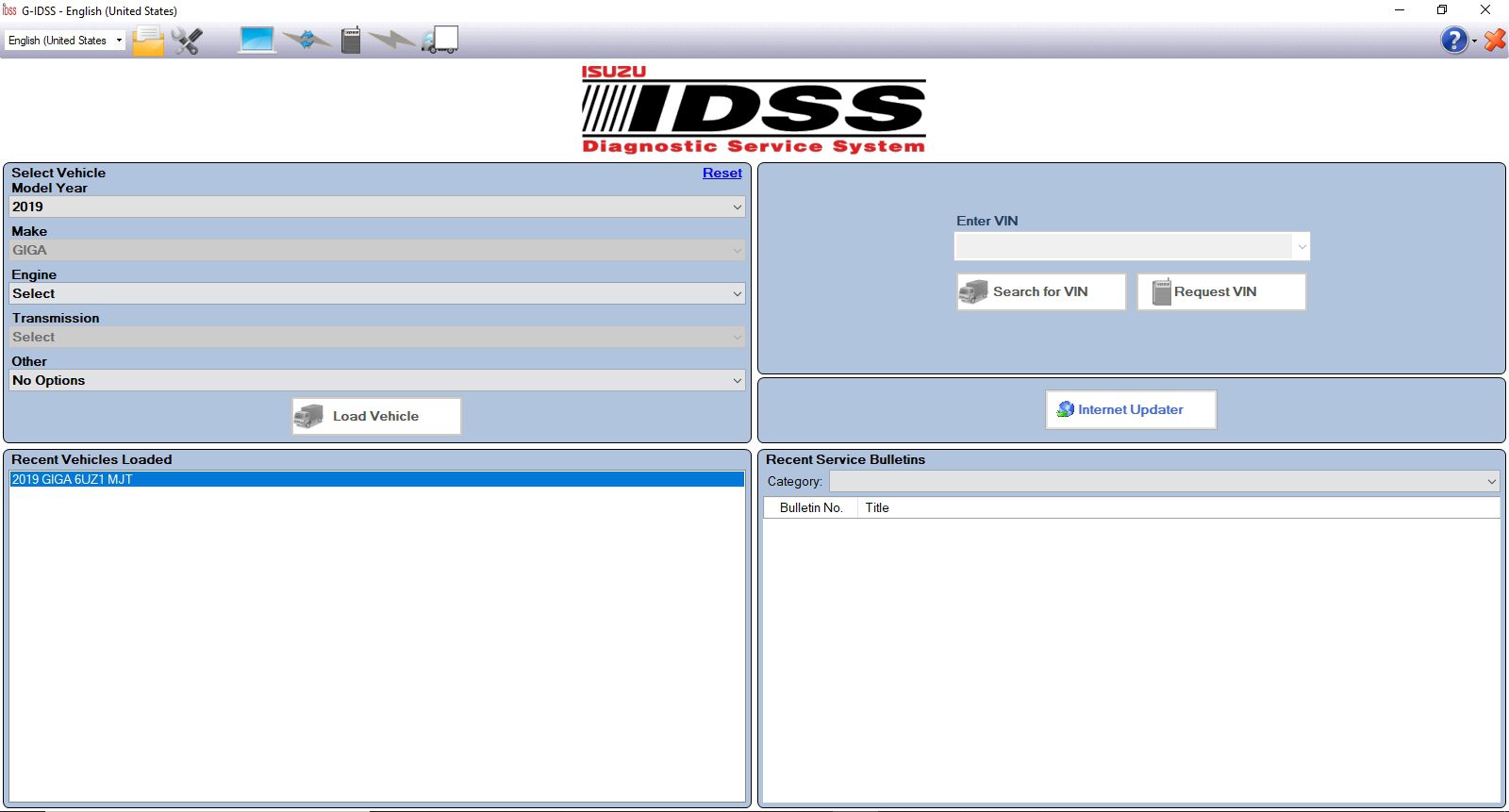 Isuzu IDSS Release 2019 Diagnostic Service System 3