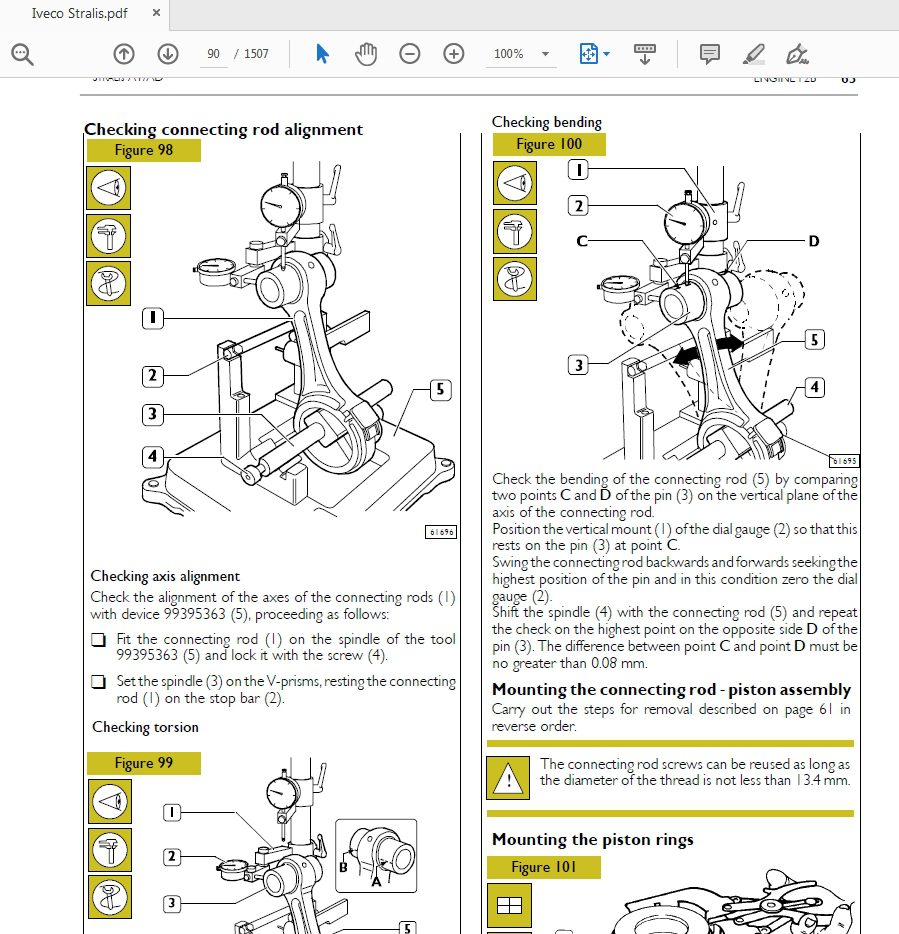 Iveco Stralis AT AD Mechanical Electric Repair Manual 1 4