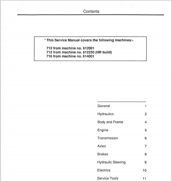 JCB Articulated Dump Trucks 700 Series Service Manual 2