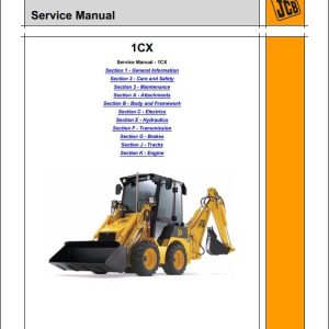 JCB Backhoe Loader 1CX Engine PerQlS 100 400 GNI Service Manual 1