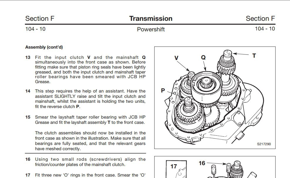 JCB Backhoe Loader 3CX 4CX 214 215 217 Variants Service Manual 4