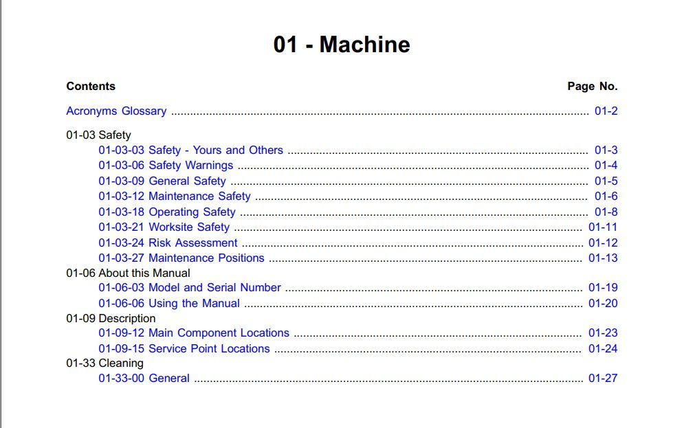 JCB Backhoe Loader 3CX 4CX 5CX T4F Service Manual 2