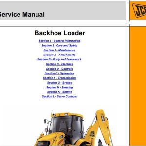 JCB Backhoe Loader C 3CX 4CX Service Manual 1