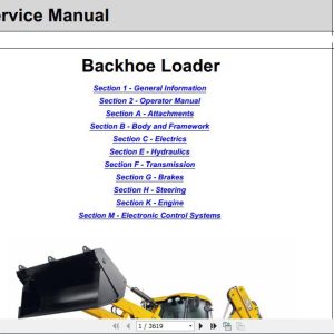 JCB Backhoe Loader JCB 3CX 4CX 5CX Service Manual 1