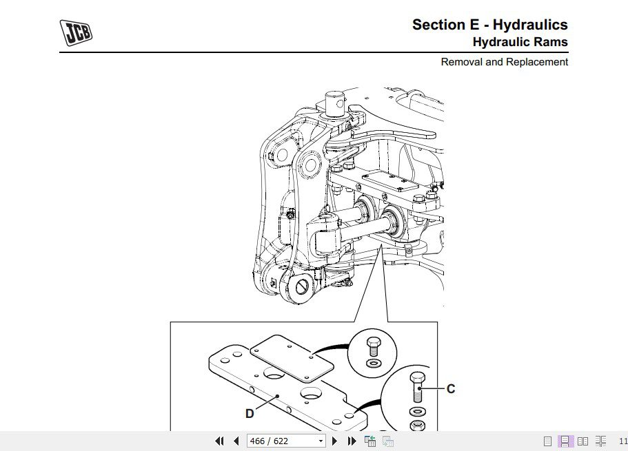 JCB Backhoe Loader Midi CX Service Manual 4