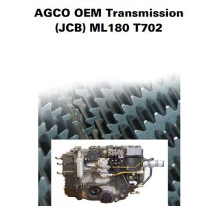 JCB Drivetrain AGCO OEM Transmission JCB ML180 T702 Workshop Service Manual 1