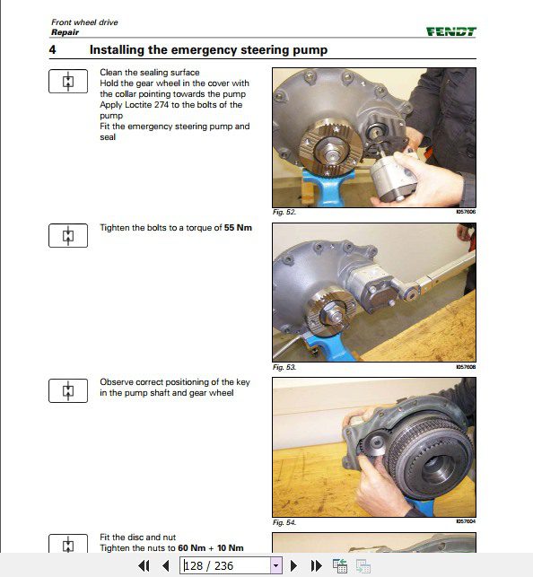 JCB Drivetrain AGCO OEM Transmission JCB ML180 T702 Workshop Service Manual 3