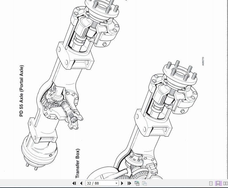 JCB Drivetrain PD 55 AXLE Service Manual 3