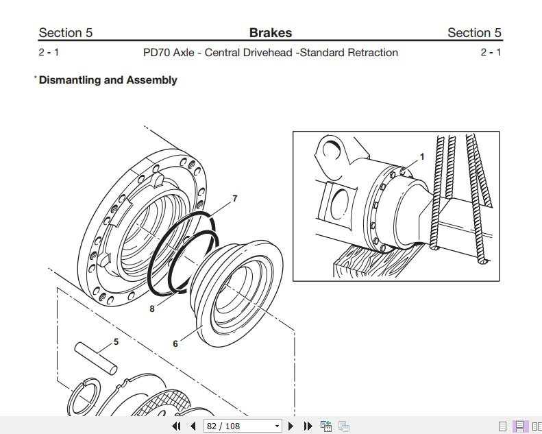 JCB Drivetrain PD70 Series Axles Service Manual 4