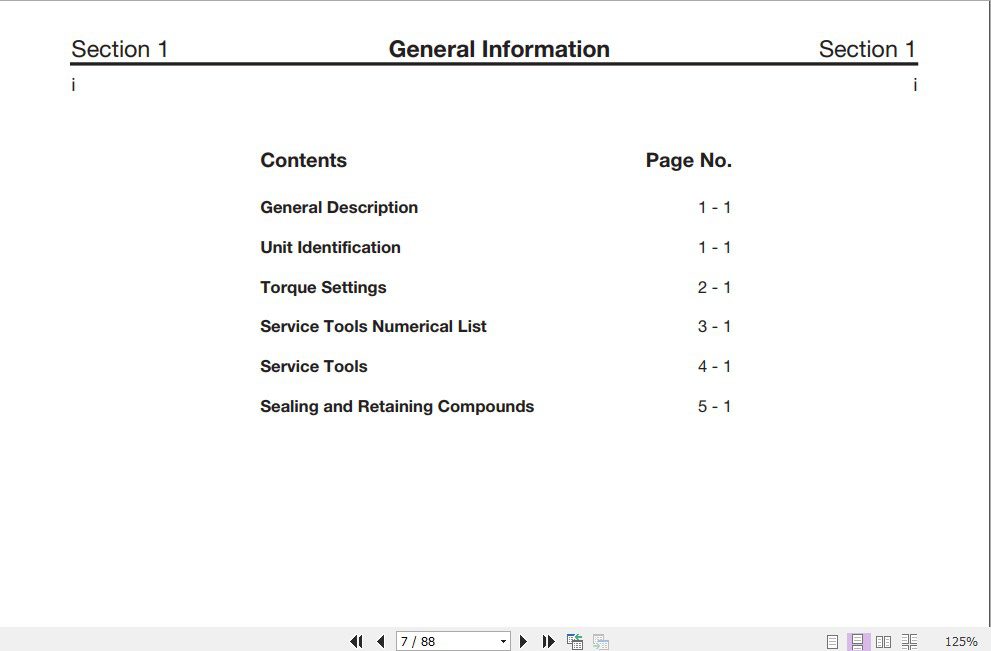 JCB Drivetrain PD70 Series Modular Drive Head Service Manual 2