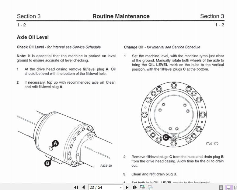 JCB Drivetrain PD90 Axles Service Manual 2