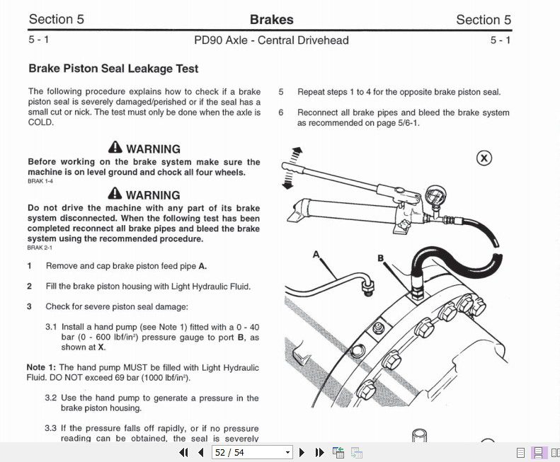 JCB Drivetrain PD90 Axles Service Manual 4