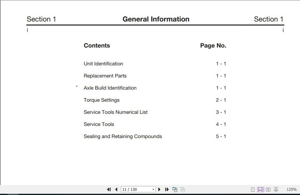 JCB Drivetrain SD 70 PT Axles Central And Offset Drive Head Service Manual 2