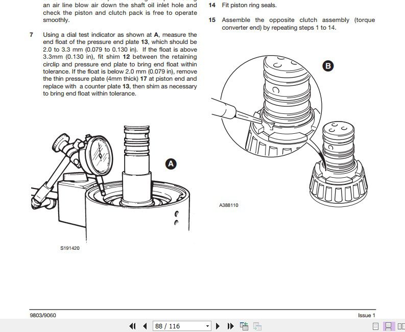 JCB Drivetrain SS500 Series Tranmission With Transfer Gearbox TG150 Service Manual 4