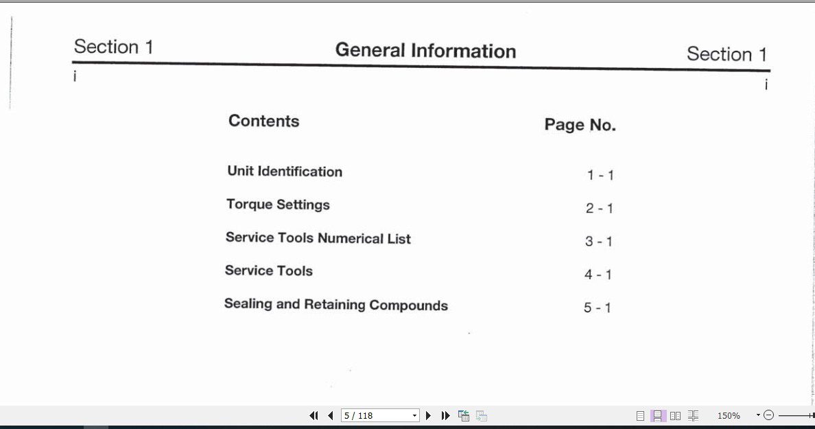 JCB Drivetrain SS700 Series Tranmission Service Manual 2