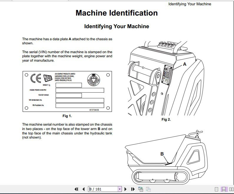 JCB Dumper HTD5 Service Manual 2