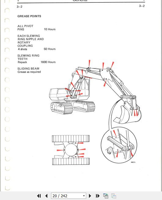 JCB Excavator 805 805B 806B 807B 808 Service Manual 3