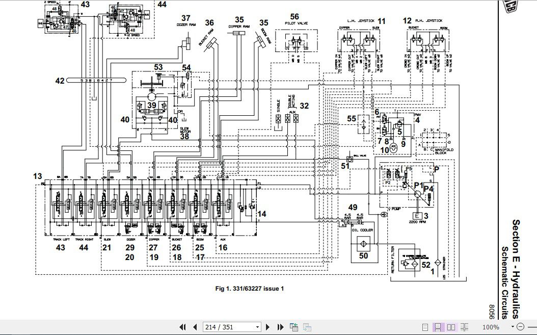 JCB Excavator 8056 Service Manual 4