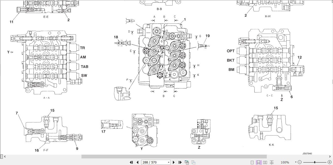JCB Excavator JS130W JS145W JS160W JS175W Sevice Manual 4