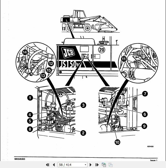 JCB Excavator JS130W JS150W R3 Sevice Manual 3