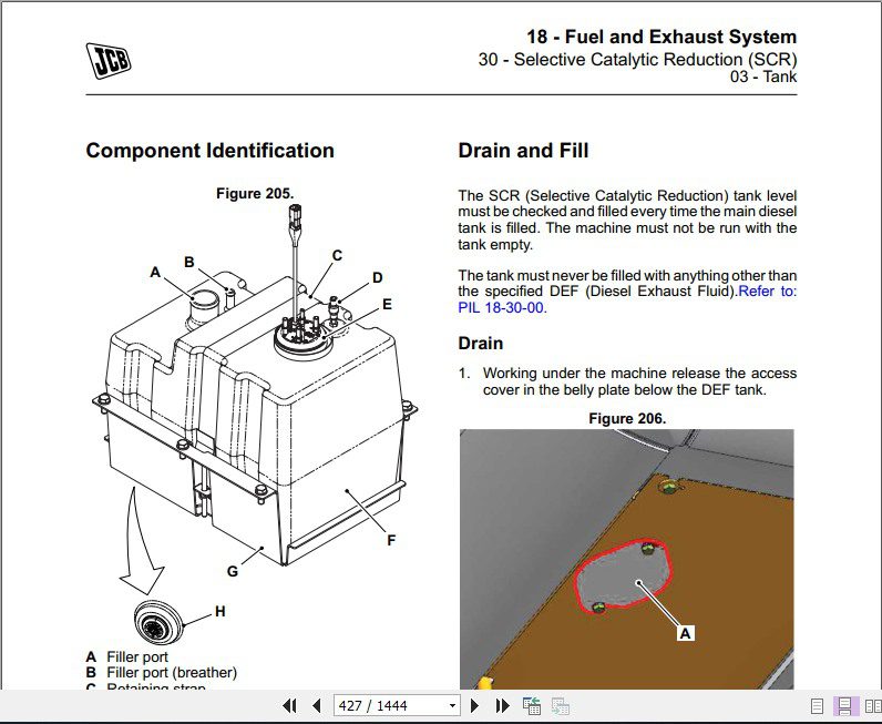 JCB Excavator JS300 330 370 T4 MTU engine Sevice Manual 3