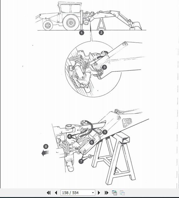 JCB Excavator Loader 2D 2DS 3 3C 3CS 3D 700 MK2 and MK3 Ranger Workshop Manual 3