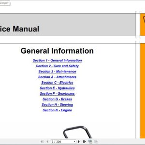 JCB Groundcare 323 327 HST Service Manual 1
