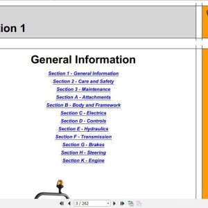 JCB Groundcare FM30 Service Manual 1