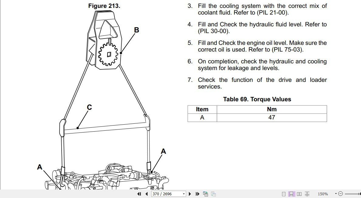 JCB Liftall 508 66 509 45 510 44 510 55 T4F Service Manual 3
