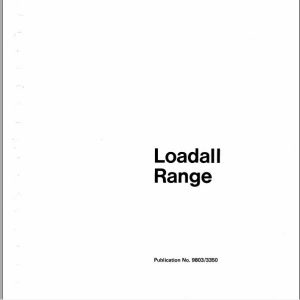 JCB Liftall Loadall 520 525 530 540 Service Manual 1 Copy