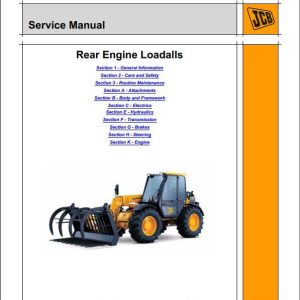JCB Liftall Loadall 526 526S 528 70 528S Service Manual 1