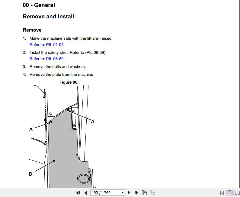 JCB Liftall Loadall 527 58 Tier 4 Final Service Manual 2