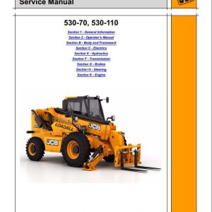 JCB Liftall Loadall 530 70 530 110 Service Manual 1