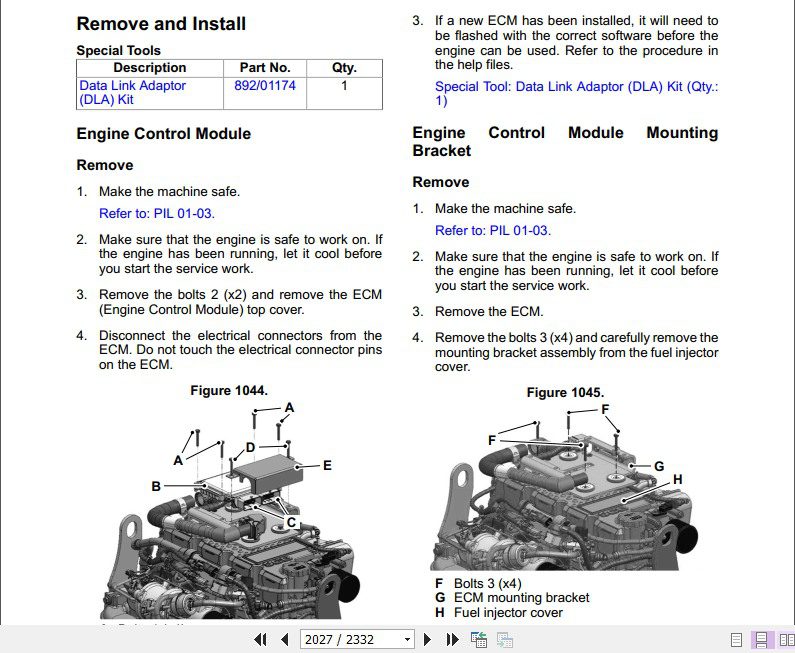 JCB Liftall Loadall 531 70 535 9 541 70 T4 55kw 430 Dieselmax Engine Fl Service Manual 4