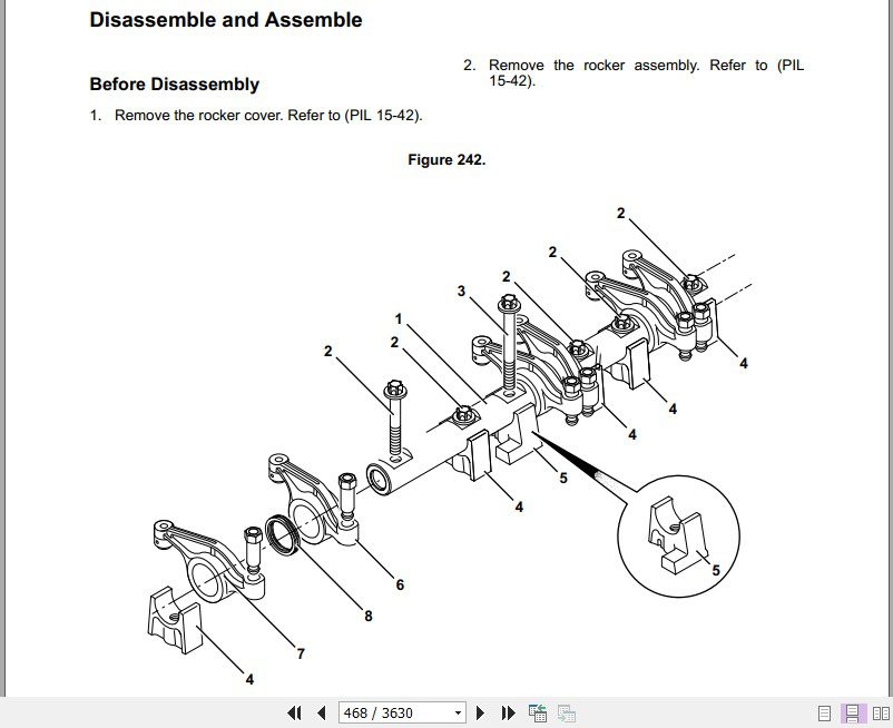 JCB Liftall Loadall 531 70 560 80 T4F European Tractor Service Manual 3