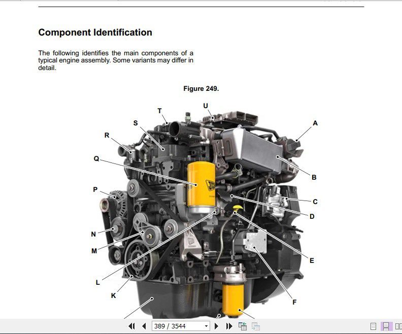 JCB Liftall Loadall 533 105 550 170 430 T4 Tier3 Service Manual 2