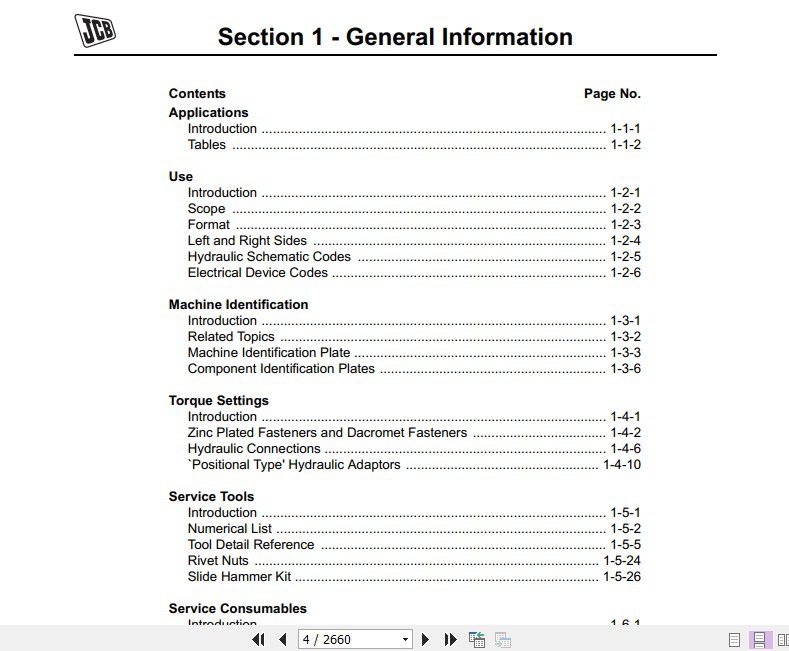 JCB Liftall Loadall 535 125 HiViz 550 170 Engine JCB Tier 3 SDSESF Service Manual 2 1