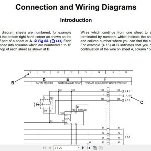 JCB Mobile Platform G275QX G330QX G4000QX G4400QX G500QX G5500QX G6000QX Electrical Schematics Technical Manual 1