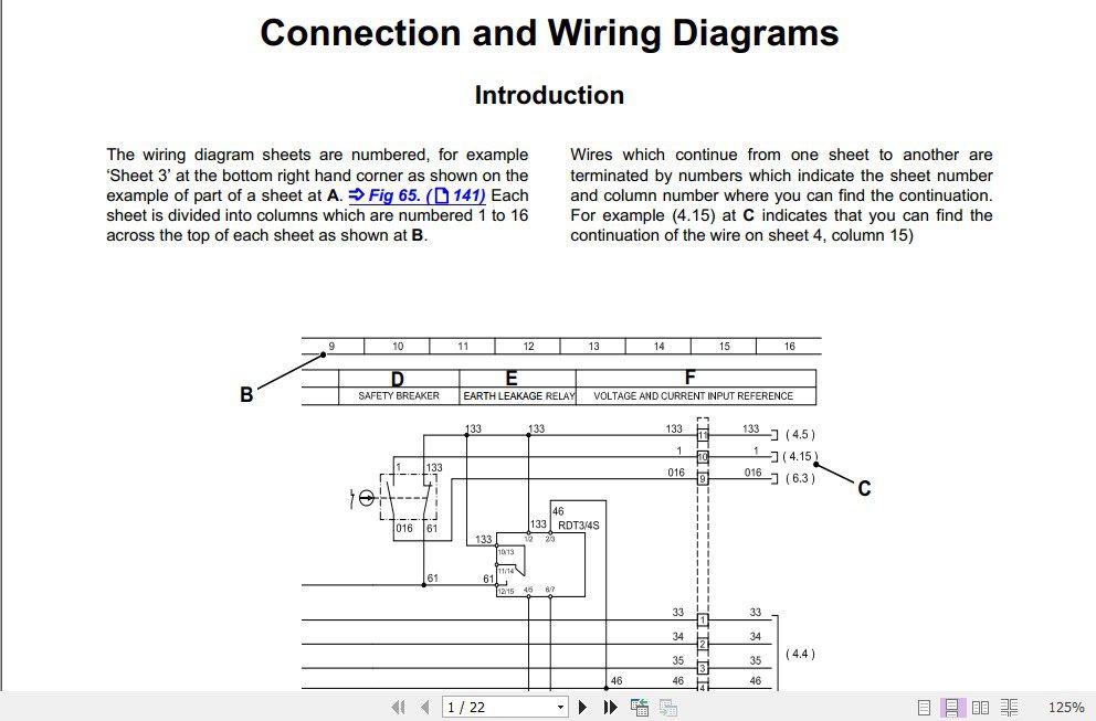 JCB Mobile Platform G275QX G330QX G4000QX G4400QX G500QX G5500QX G6000QX Electrical Schematics Technical Manual 1