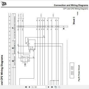 JCB Mobile Platform G60RX G65QX G80RX G90QX G100RX G115QX G130RX G140QX Wiring Diagram 2