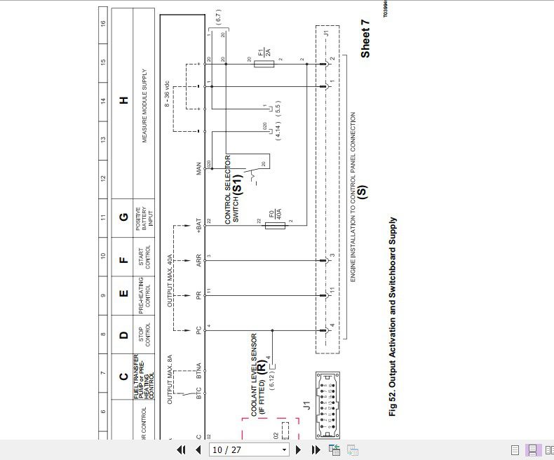 JCB Mobile Platform G8QX G13QX G17QX G20RX G22QX G30RX G330X G40RX G45QX Wiring Diagram 3