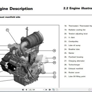 JCB Mobile Platform Kirloskar Water Cooled BSIII Series Engines Operator Maintenance Manual 3