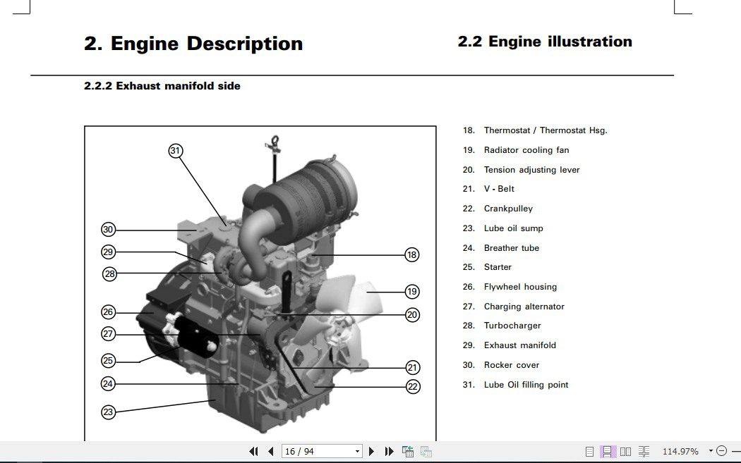JCB Mobile Platform Kirloskar Water Cooled BSIII Series Engines Operator Maintenance Manual 3